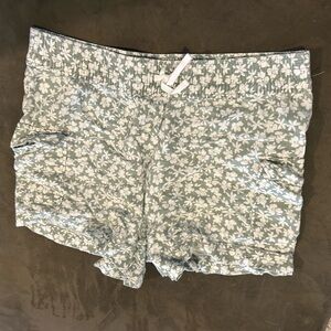 Wonder nation girls floral knit pull on shorts